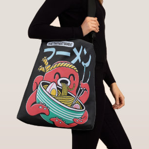 Bolso Cruzado Pulpo Ramen más Delicioso – Kawaii Fideos Japonese
