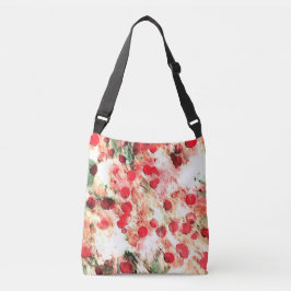 Bolso Cruzado Punk de lunares rojos sucios rosa Grunge