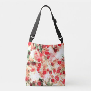 Bolso Cruzado Punk de lunares rojos sucios rosa Grunge