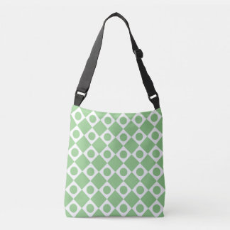 Bolso Cruzado Punto retro blanco