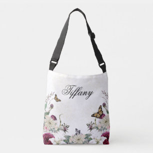 Bolso Cruzado purple Floral bouquet in the blooming garden