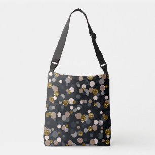 Bolso Cruzado Purpurina Confetti Peach, Maple, Gray and Gold