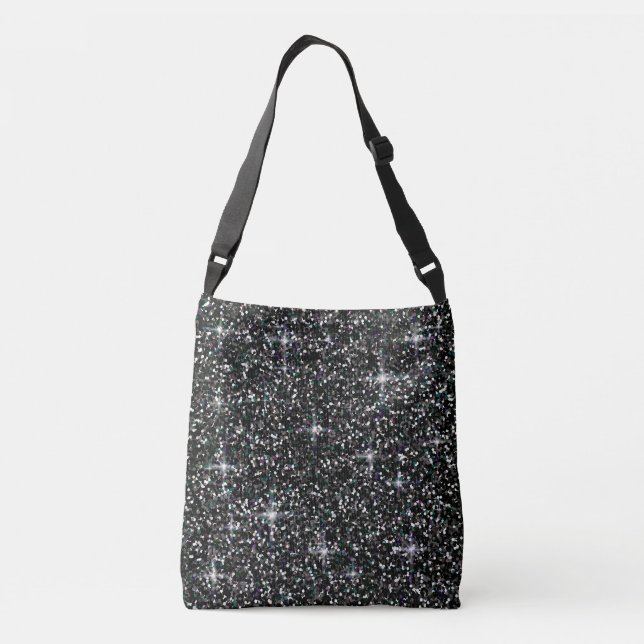 Bolso Cruzado purpurina de ascendencia negra (Reverso)