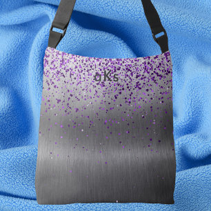 Bolso Cruzado Purpurina de moda de moda