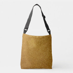 Bolso Cruzado Purpurina de oro