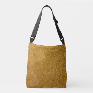 Bolso Cruzado Purpurina de oro