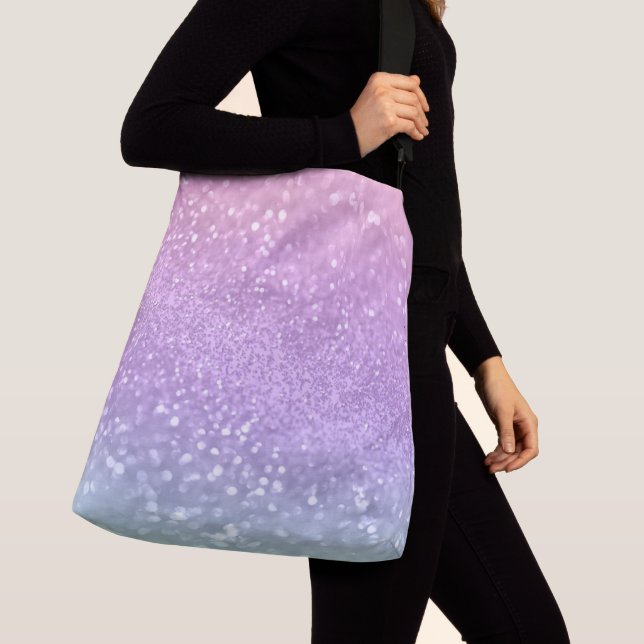 Bolso Cruzado Purpurina de princesas unicornio #1a (Purpurina fa (Detalle)