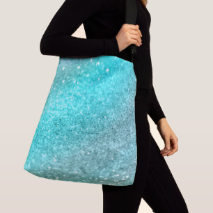 Bolso Cruzado Purpurina oceánico Verde azulado Aqua #1