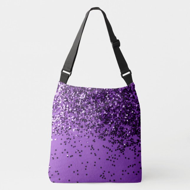 Bolso Cruzado Purpurina PURPLE #2 (Purpurina falso) #brillante # (Anverso)