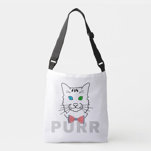 Bolso Cruzado Purr de gato (Anverso)