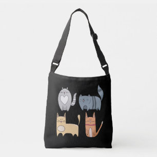 BOLSO CRUZADO PURSOS DE TOTE CAT CATS