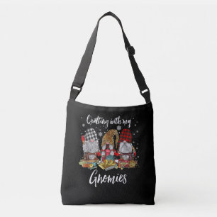 Bolso Cruzado Quilling with My Gnomies Navidades Gnomes Holiday