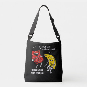 Bolso Cruzado Química Que Fue Un Chiste De Ciencia Gracioso De S