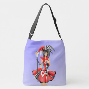 Bolso Cruzado Quirky Jester y el rey marionetas