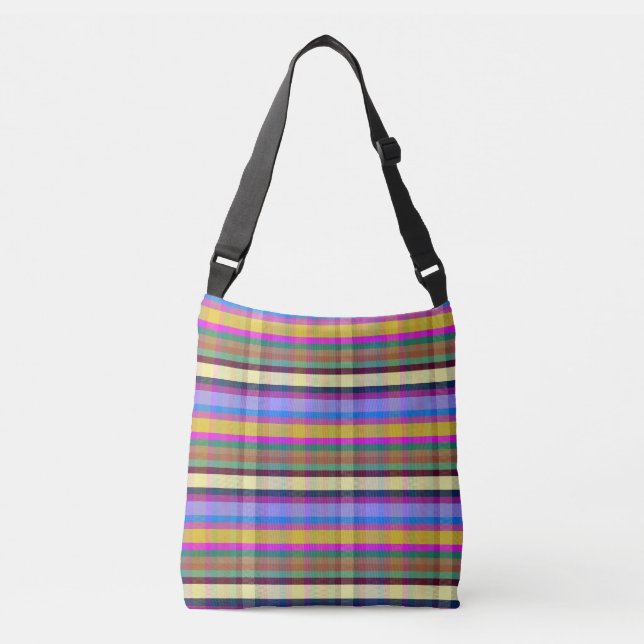 Bolso Cruzado Racey Plaid RWT (Anverso)