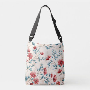 Bolso Cruzado Rama floral botánica elegante