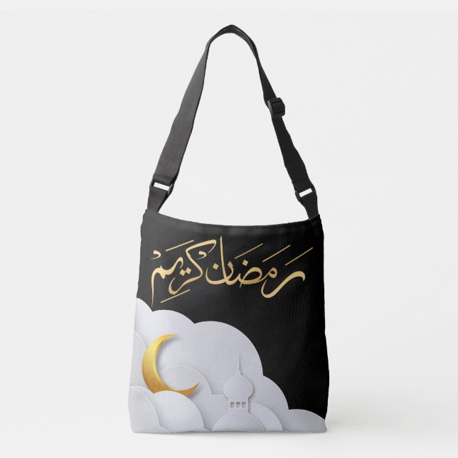 Bolso Cruzado Ramadan Kareem Ramadan Mubarak (Anverso)