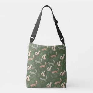 Bolso Cruzado Ramas de invierno de Fox impecables y patrón de ho