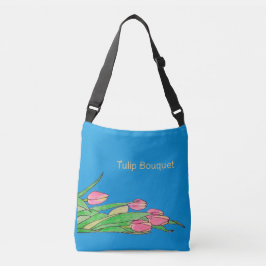 Bolso Cruzado Ramo de Tulipanes 