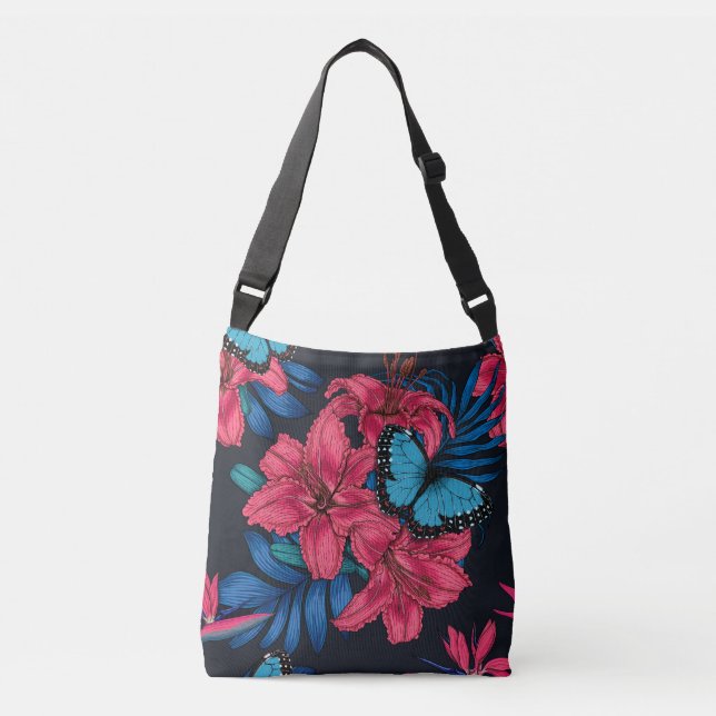 Bolso Cruzado Ramo tropical (Anverso)