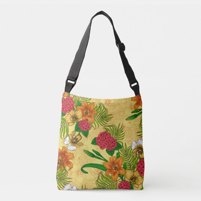 Bolso Cruzado Ramo tropical (Anverso)
