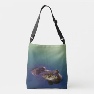 Bolso Cruzado Rana en ojos de rana verde agua