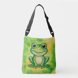 Bolso Cruzado Rana verde linda