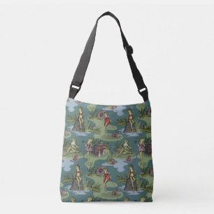 Bolso Cruzado Ranas de Chica Vintage Pin-Up