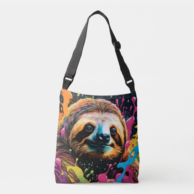 Bolso Cruzado Ranura con salpicaduras (Anverso)