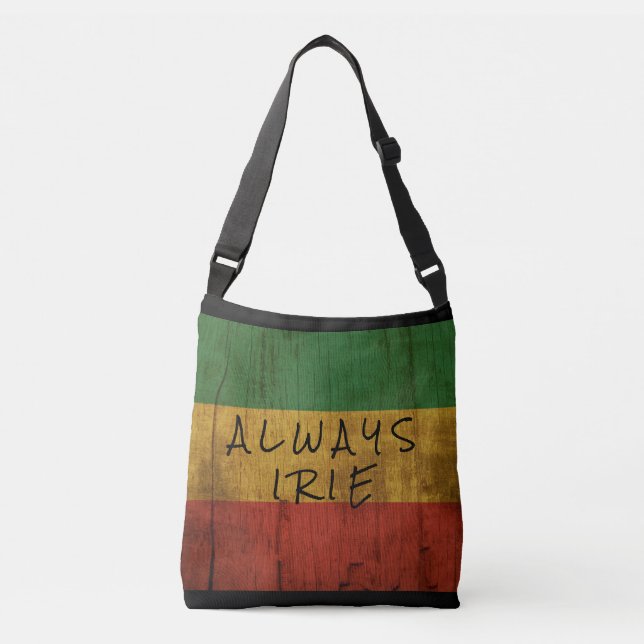 Bolso Cruzado Rasta Always Irie (Anverso)