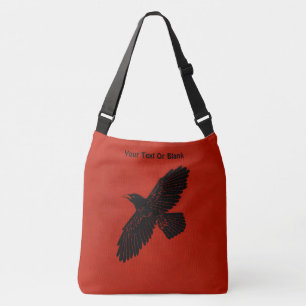 Bolso Cruzado Raven en rojo