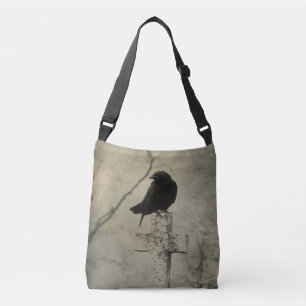 Bolso Cruzado Raven gótico