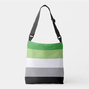 Bolso Cruzado Rayas del Orgullo Aromántico