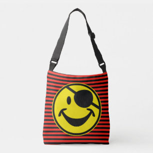 Bolso Cruzado Rayas estrechas amarillas y negras piratas