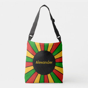 Bolso Cruzado Rays redondos Frame Rastafari + tu trasero. e idea