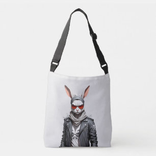 Bolso Cruzado Rebelde de ciclismo de conejo en estilo Guay de la