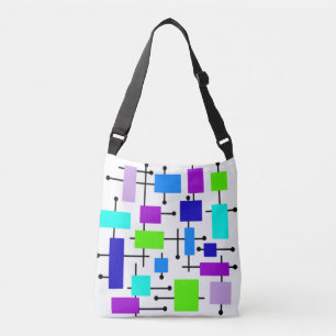 Bolso Cruzado Rectángulos atómicos de Guay