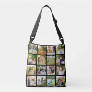 Bolso Cruzado Recuerdos en movimiento: Personalizable 16 Collage