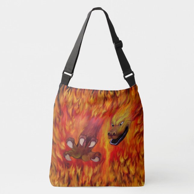 Bolso Cruzado Red Dragon Claw (Anverso)