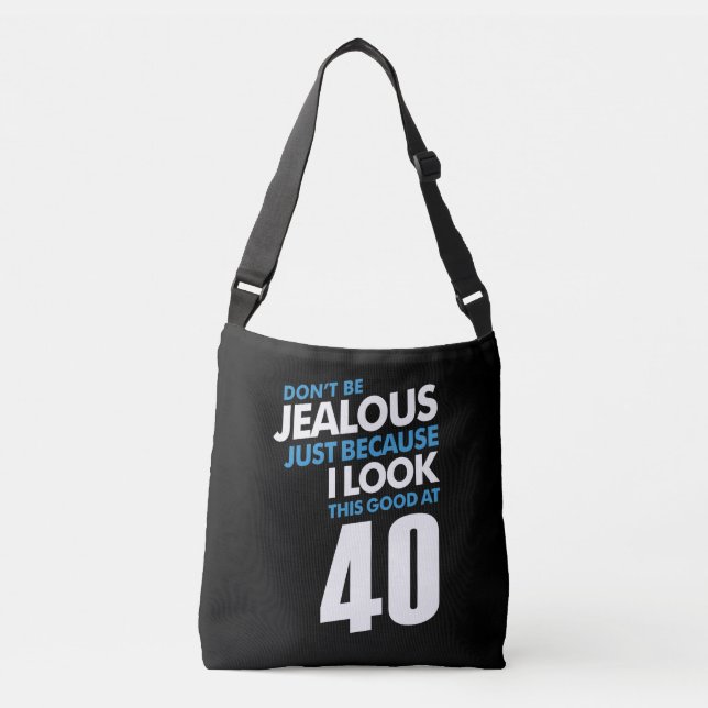 Bolso Cruzado Regalo de cumpleaños de 40 años (Anverso)