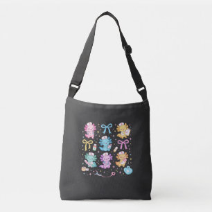Bolso Cruzado Regalo Kawaii de Enfermera Axolotl para Enfermeras