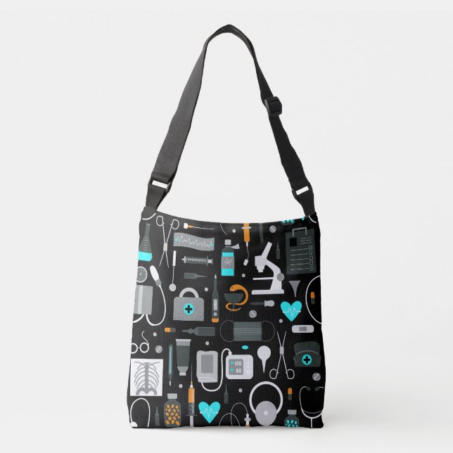 Bolso Cruzado Regalo médico del Médica de enfermería (Anverso)