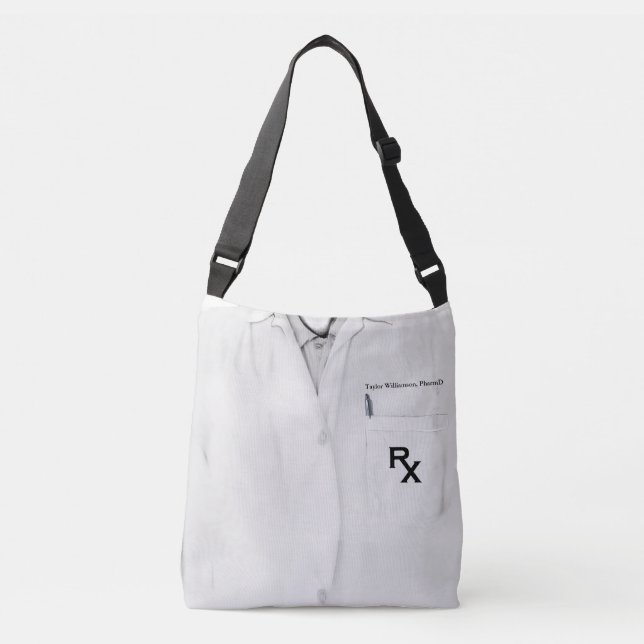 Bolso Cruzado Regalo personalizado para farmacéutico (Anverso)