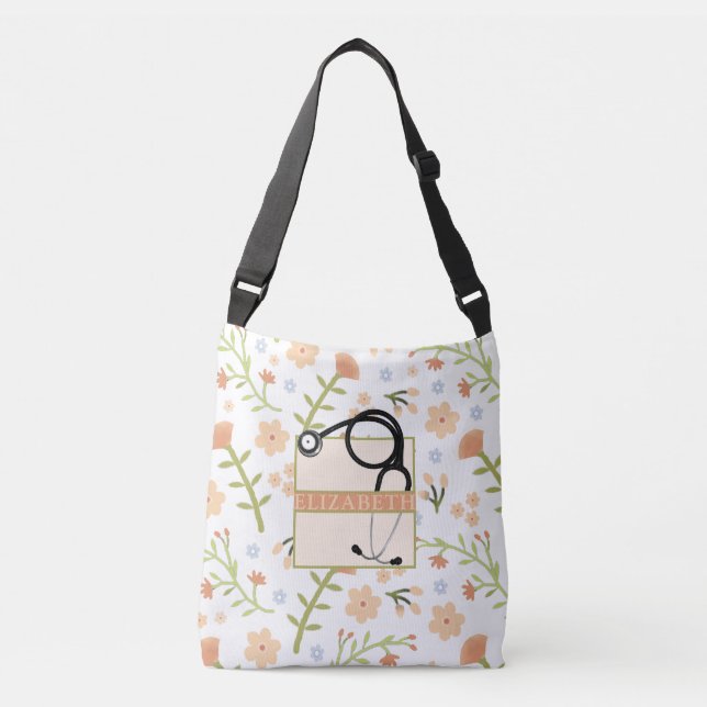Bolso Cruzado Regalos de enfermería personalizados (Anverso)
