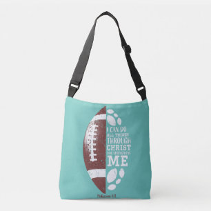 Bolso Cruzado Regalos de fútbol cristianos niños niños hombres R