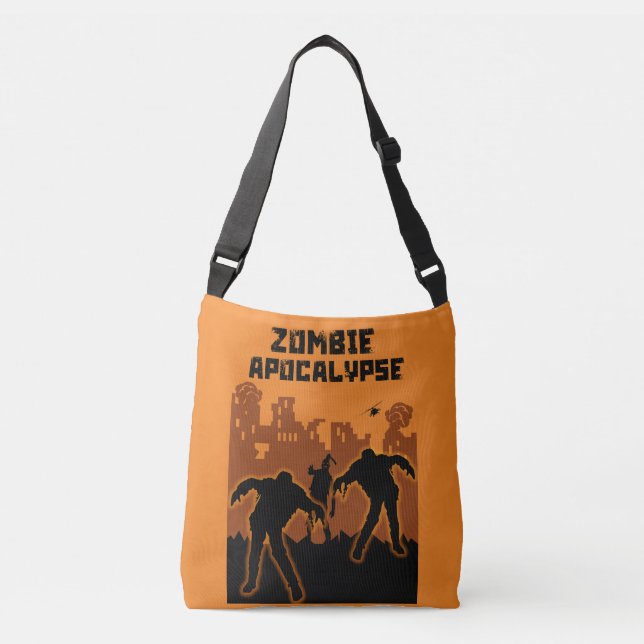 Bolso Cruzado Regalos Zombie Apocalypse (Anverso)