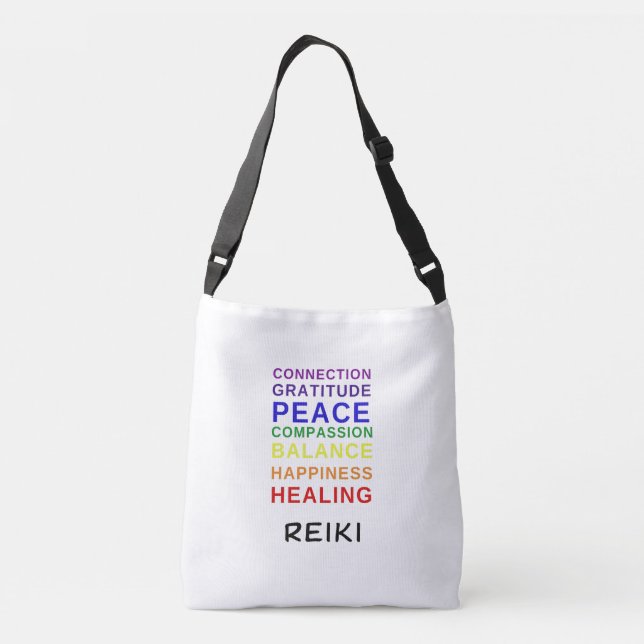 Bolso Cruzado Reiki Flower T-Shirt (Reverso)