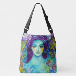 Bolso Cruzado Reina de hadas encantada con mariposas