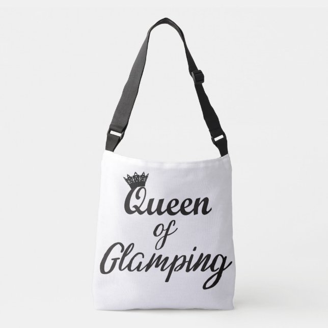 Bolso Cruzado "Reina del glamping" Tote Bag (Anverso)
