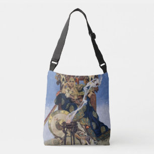 Bolso Cruzado Reina Maeve Princesa Guerrera Arte Fantástico
